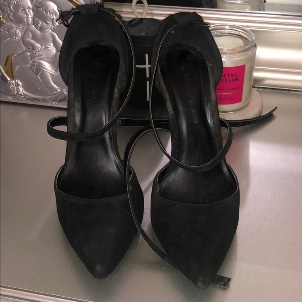 black heels
